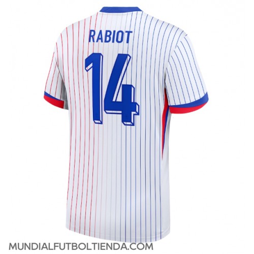 Camiseta Francia Adrien Rabiot #14 Segunda Equipación Replica Eurocopa 2024 mangas cortas